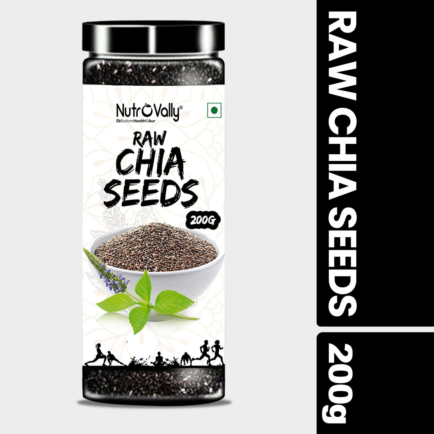 NutroVally Premium Raw Authentic Chia Seeds