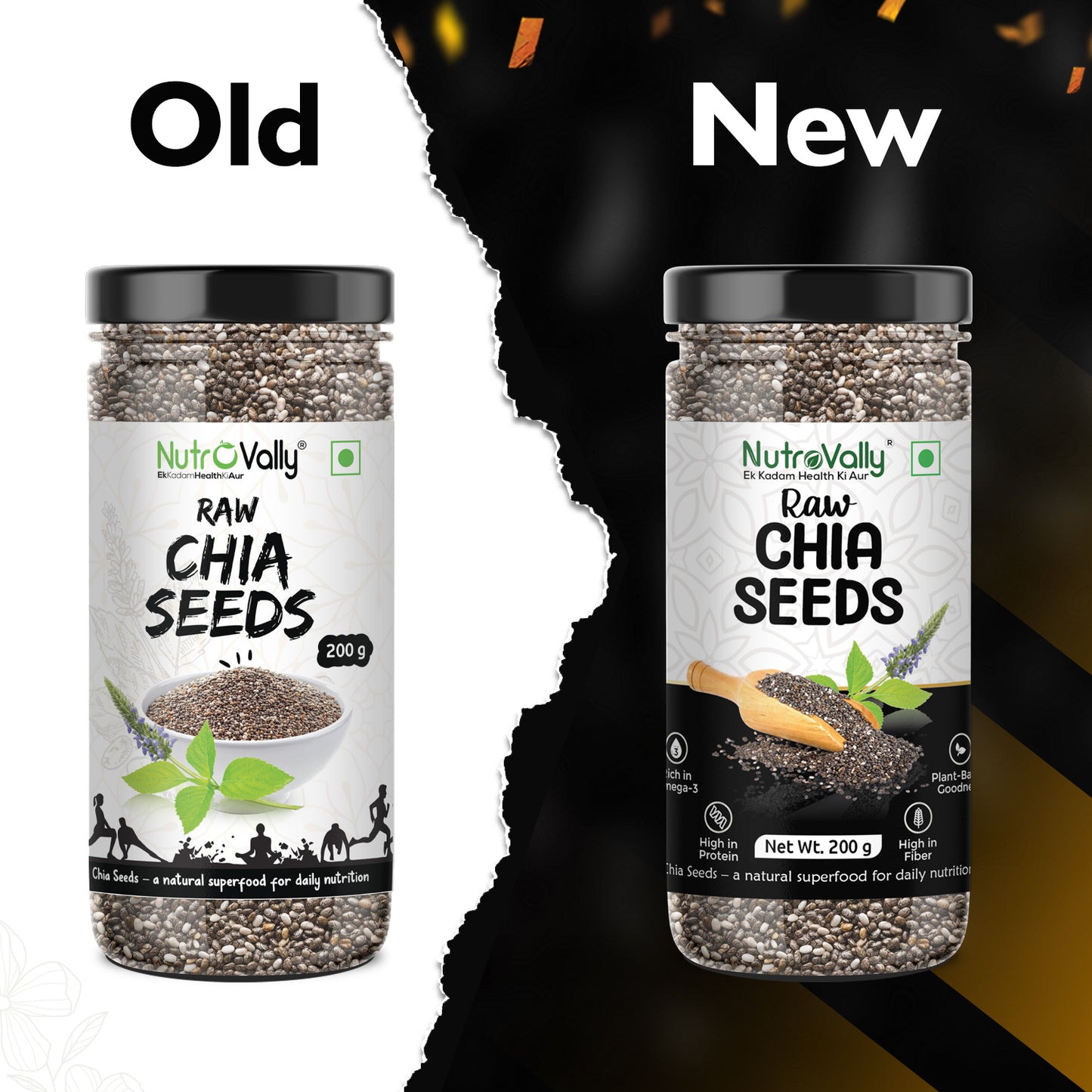 NutroVally Premium Raw Authentic Chia Seeds