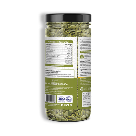 NutroVally Premium Raw Pumpkin Seeds - Healthy Seeds