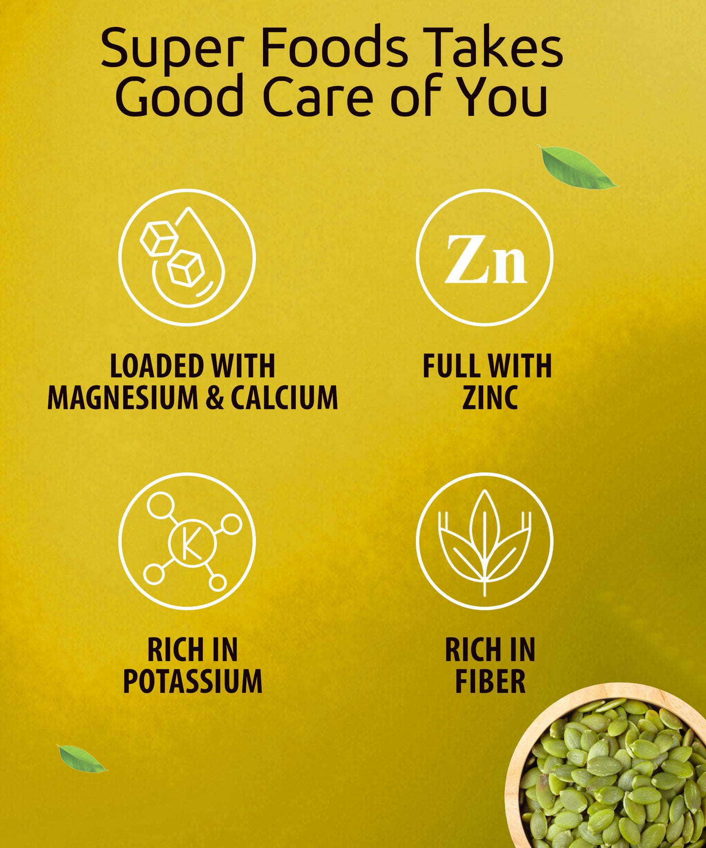 Raw pumpkin seeds