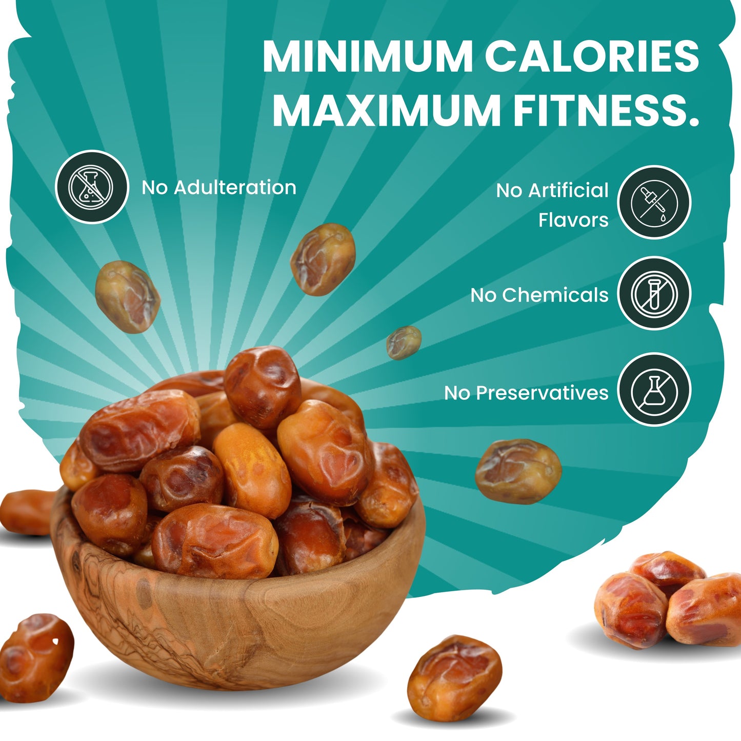 NutroVally Premium Zahidi Dates | High-Fiber Superfood for Bone Health & Wellness Dates (400 g)