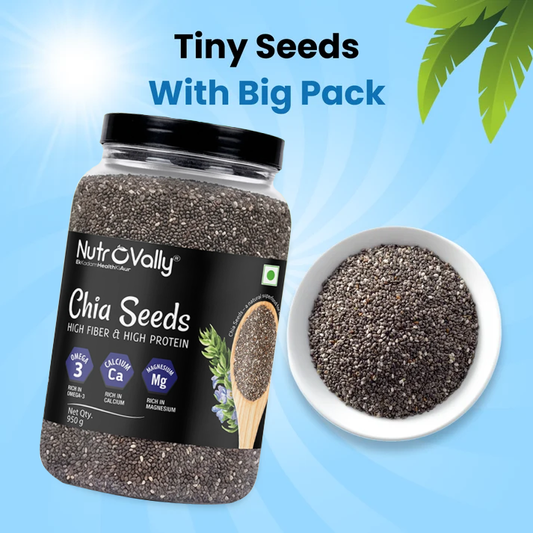 NutroVally Raw Chia Seeds - 950gm