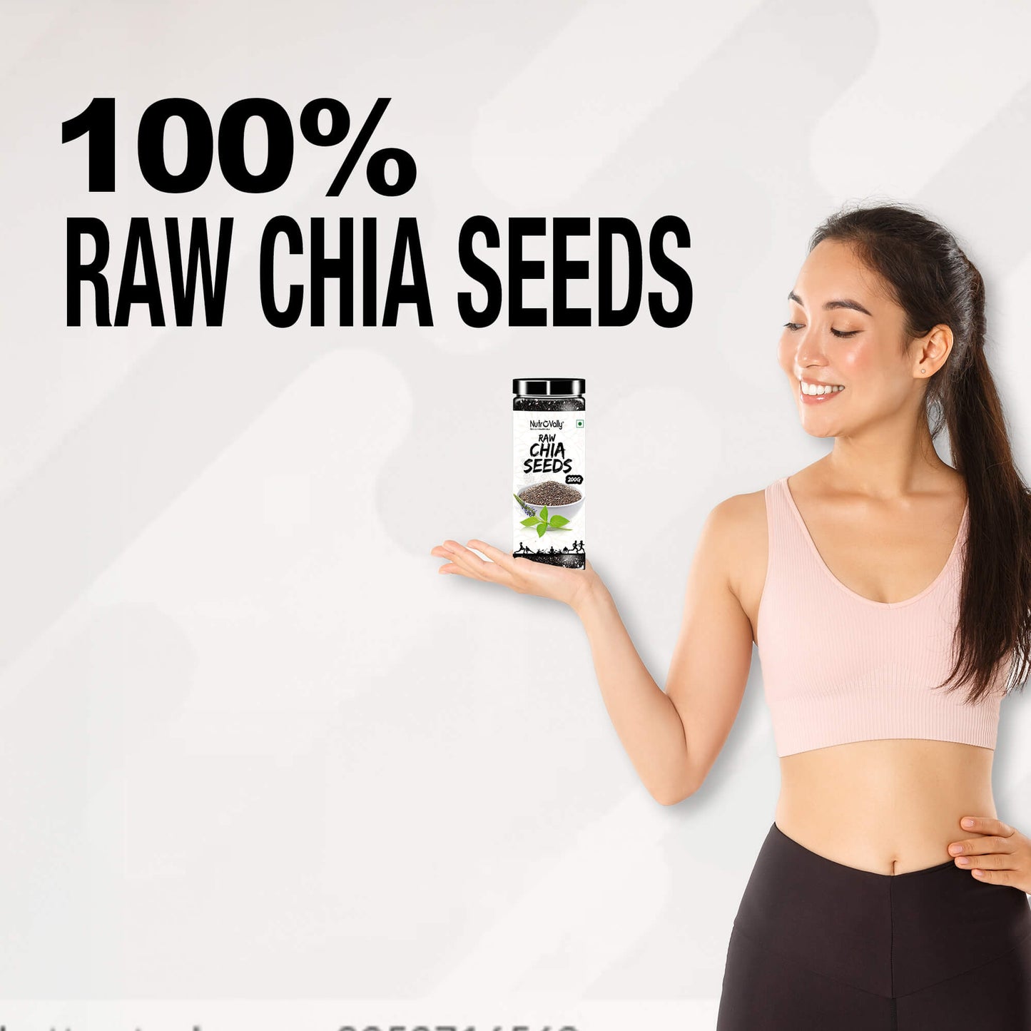NutroVally Premium Raw Authentic Chia Seeds