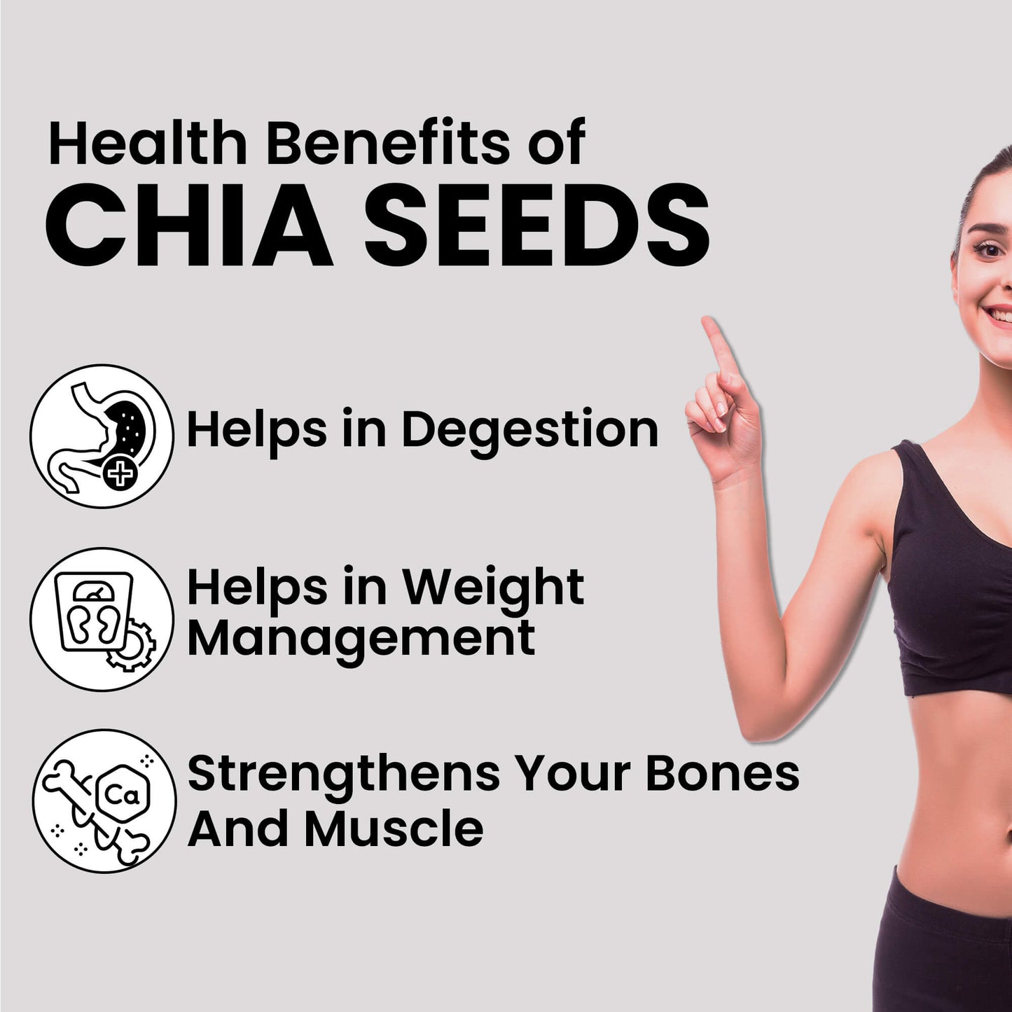 NutroVally Premium Raw Authentic Chia Seeds