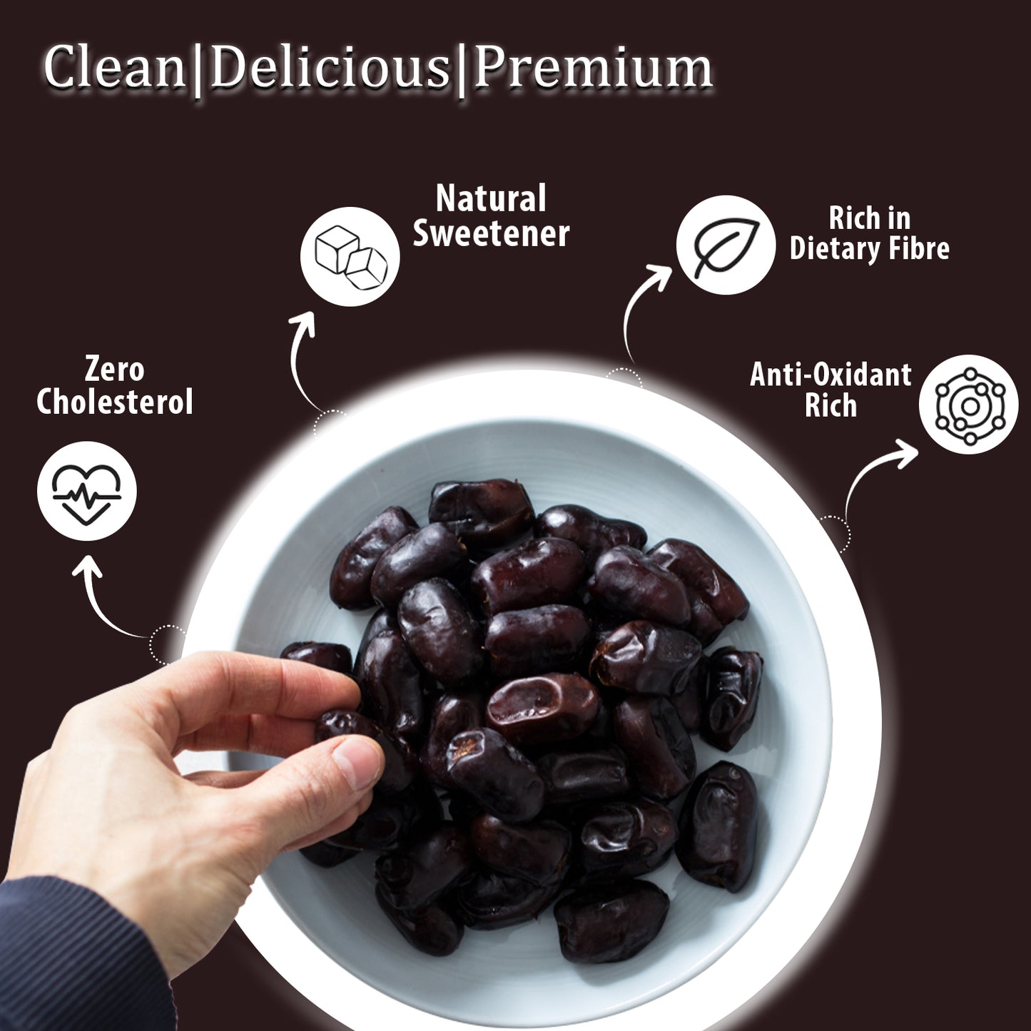NutroVally Premium Black Dates | 100% Fresh & Natural