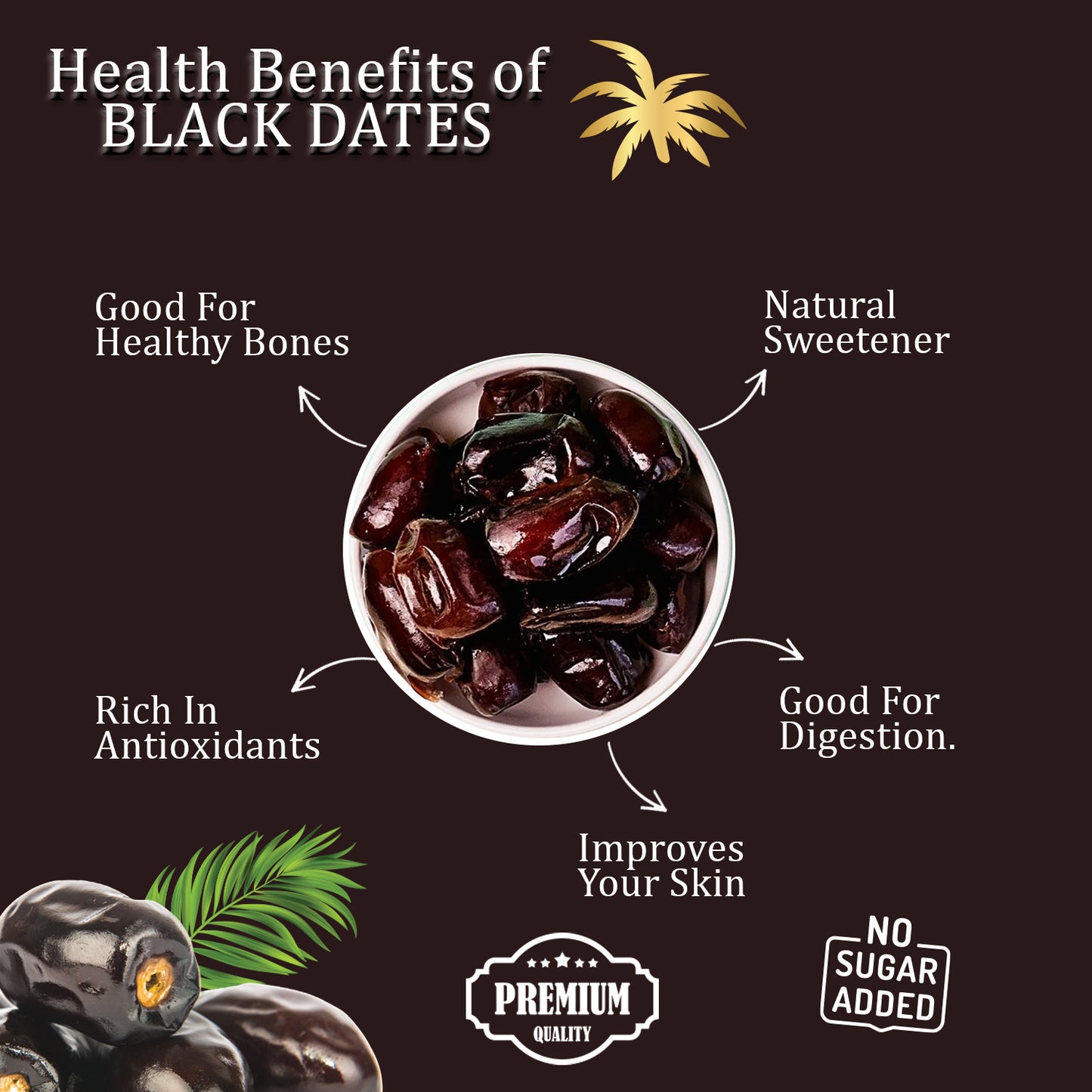 NutroVally Premium Black Dates | 100% Fresh & Natural