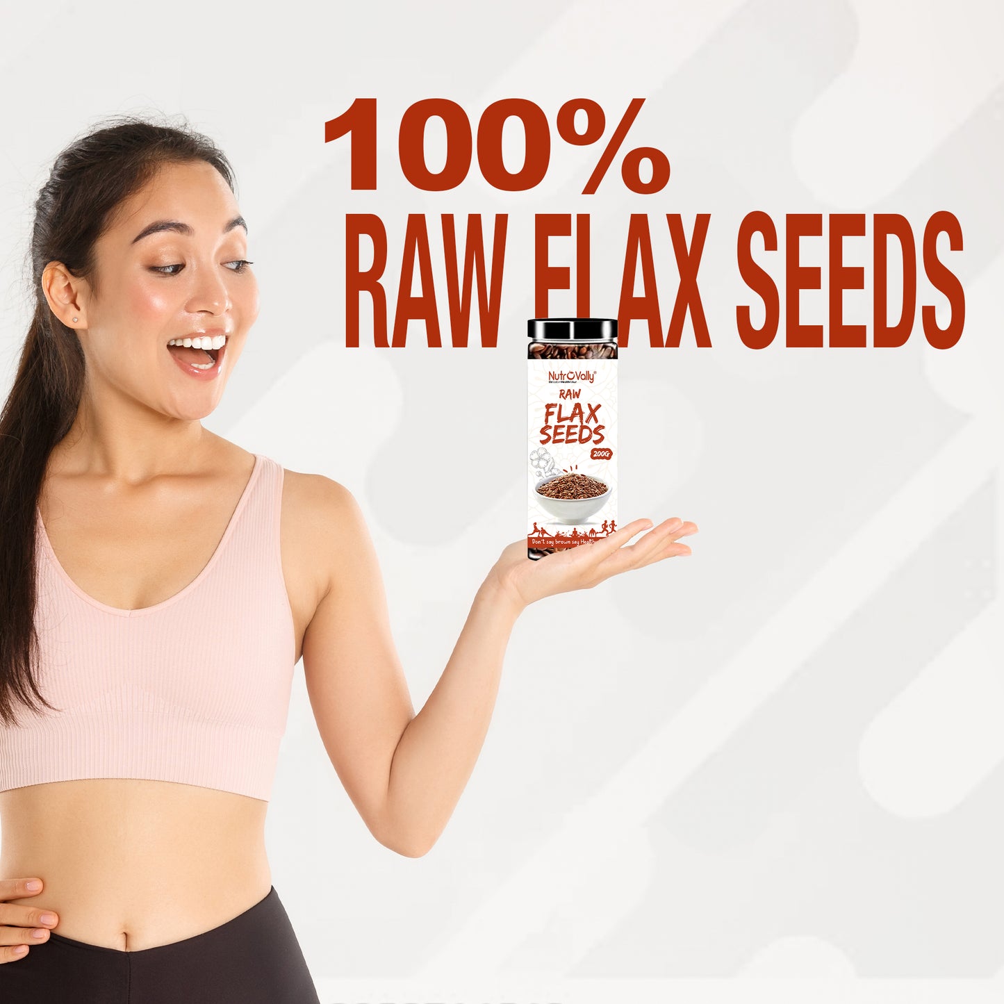 NutroVally Premium Raw Flax Seeds (Alsi)