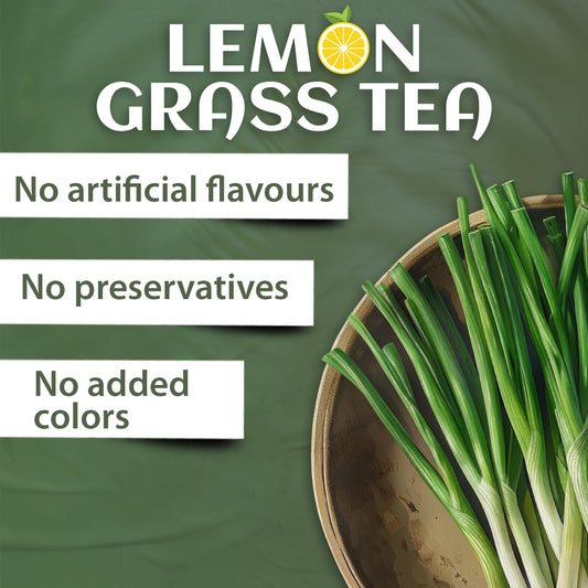 NutroVally Lemongrass Tea – Natural Refreshing Herbal Tea