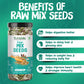 NutroVally Raw Mix Seeds for Weight Loss 5 in 1 Seeds - 200gm