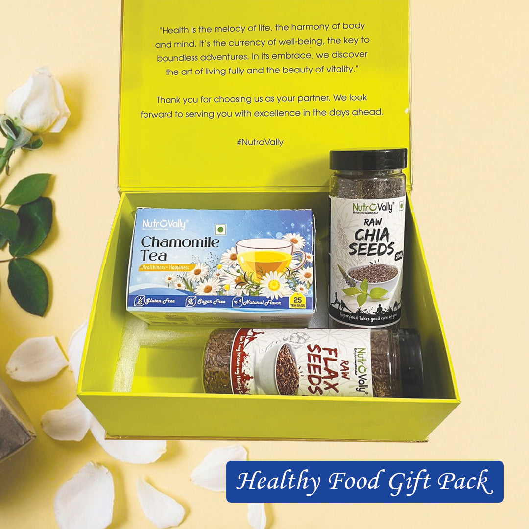 NutroVally Combo Gift Pack - Chia/Flax and Chamomile Tea - Your Health Partner