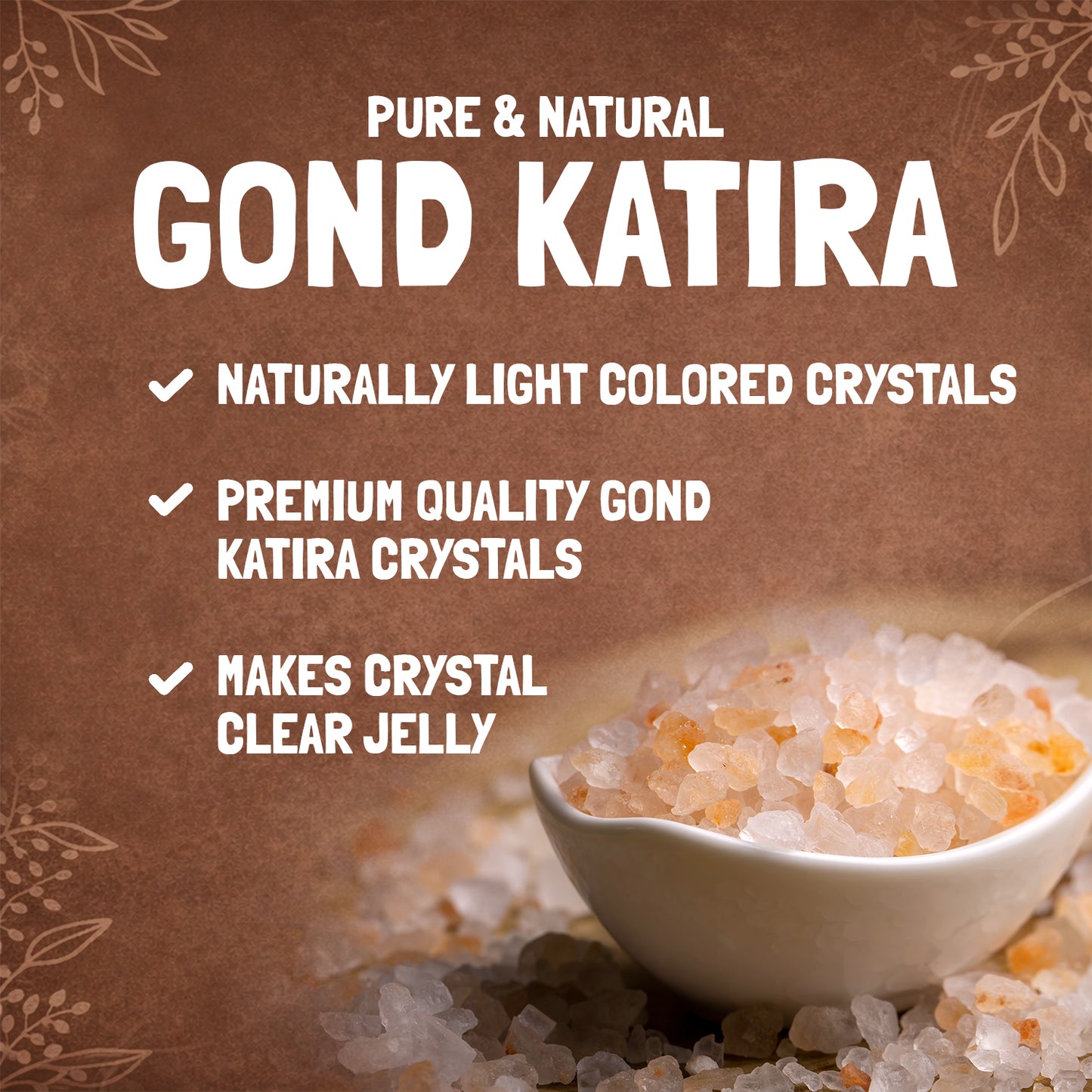 Buy Gond Katira & Basil Seeds Combo Online | Sabja Seeds + Tragacanth Gum for Cooling & Digestion
