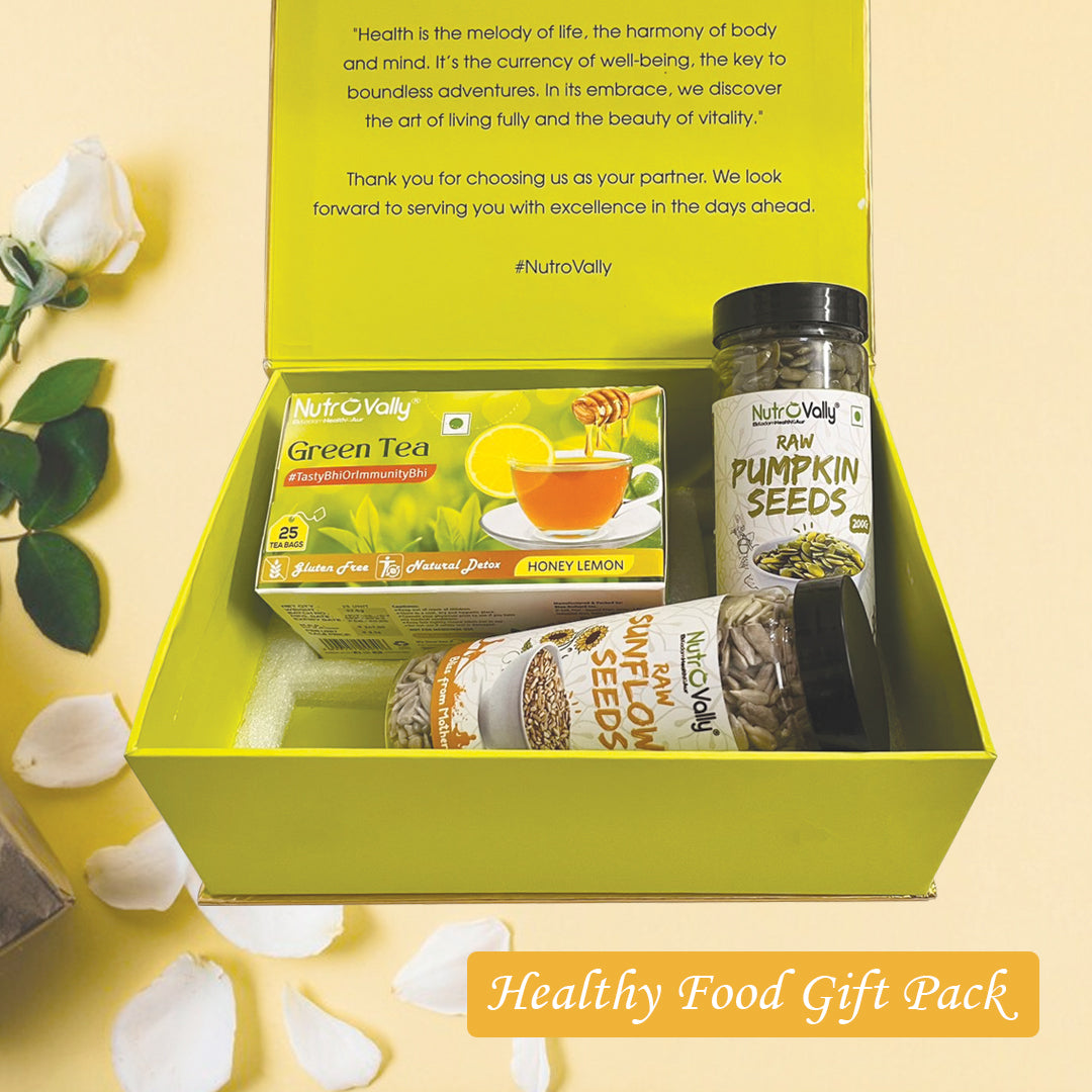 NutroVally Combo Gift Pack - Sunflower/Pumpkin and Green Tea Honey - Your Health Partner
