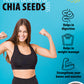 NutroVally Chia Seeds Loaded with Omega 3 & Calcium - Pack Of 2