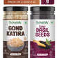 Buy Gond Katira & Basil Seeds Combo Online | Sabja Seeds + Tragacanth Gum for Cooling & Digestion