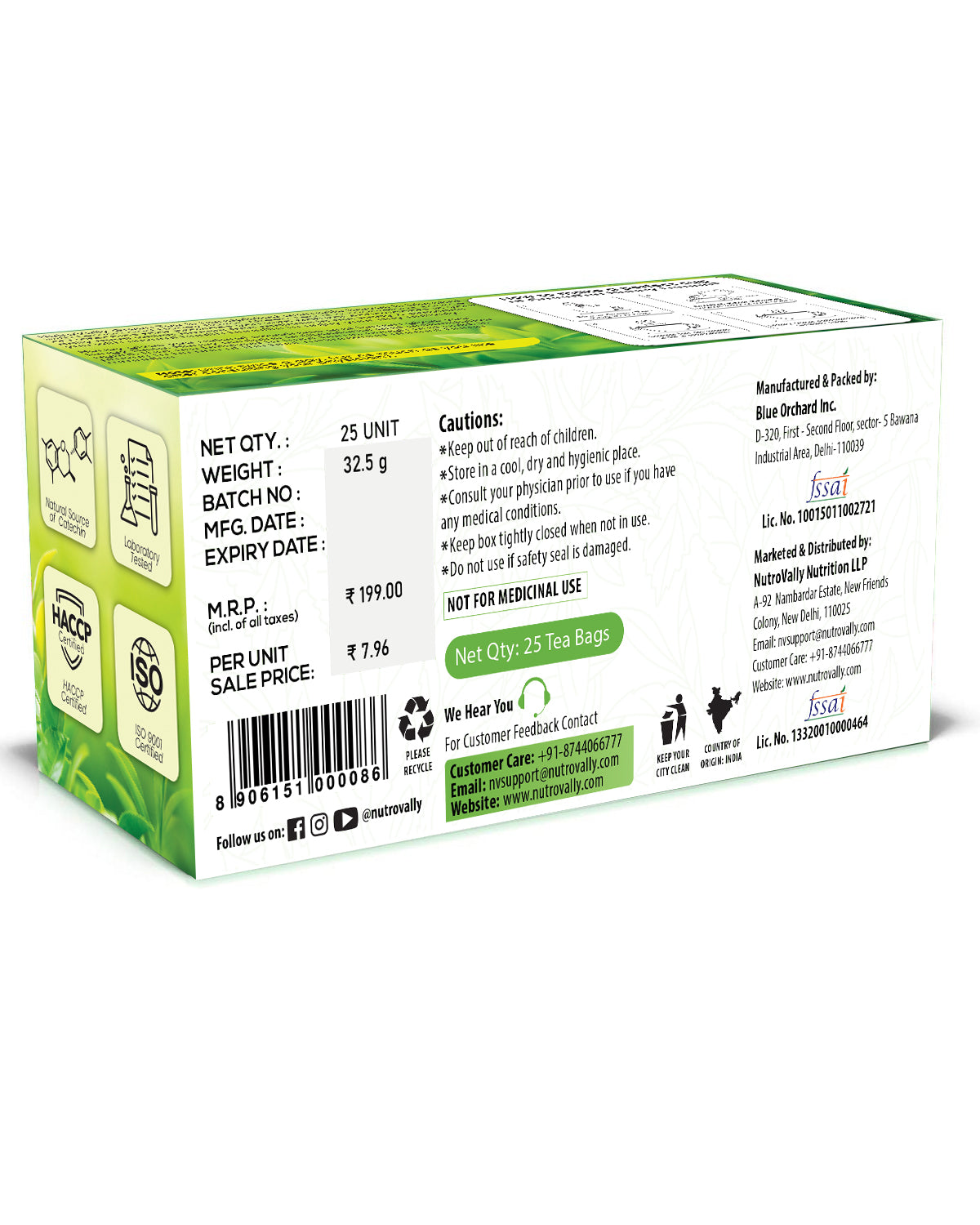 Green tea price