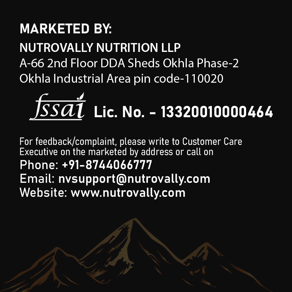 NutroVally Original Himalayan Shilajit/Shilajeet Resin- 20g