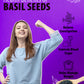 Raw basil seeds