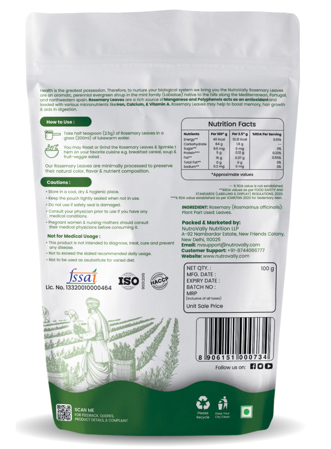 buy rosemary leaves online in india