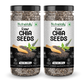 NutroVally Chia Seeds Loaded with Omega 3 & Calcium - Pack Of 2