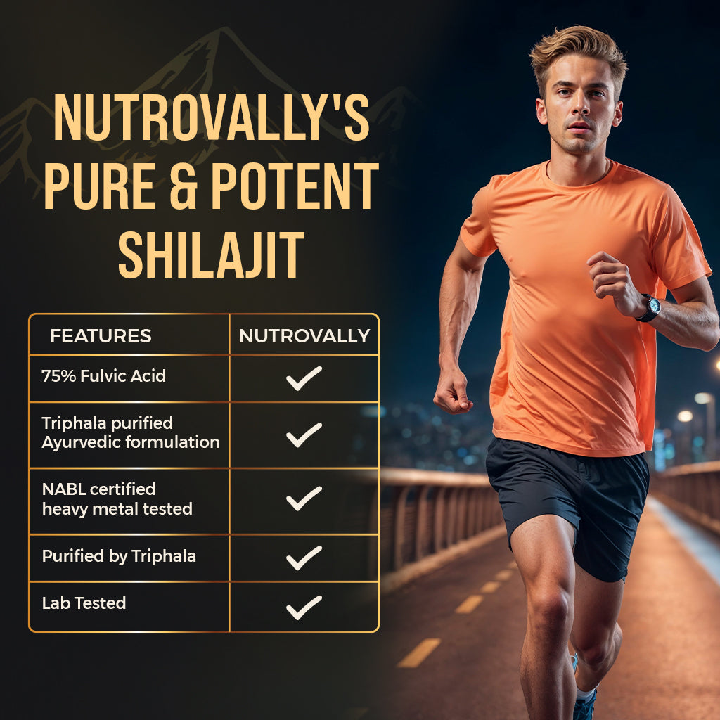 NutroVally Original Himalayan Shilajit/Shilajeet Resin- 20g