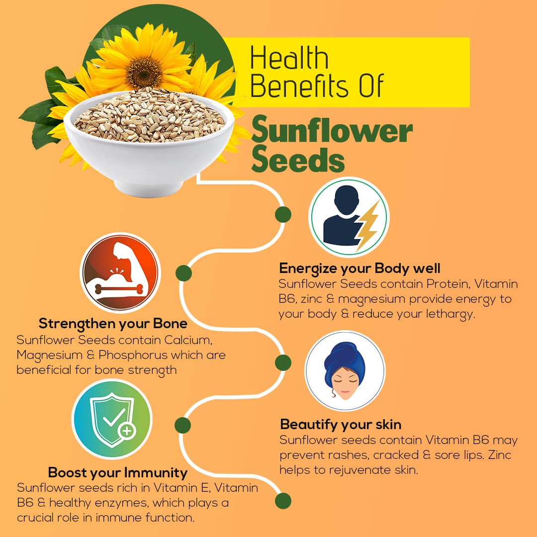 NutroVally Premium Raw Sunflower Seeds