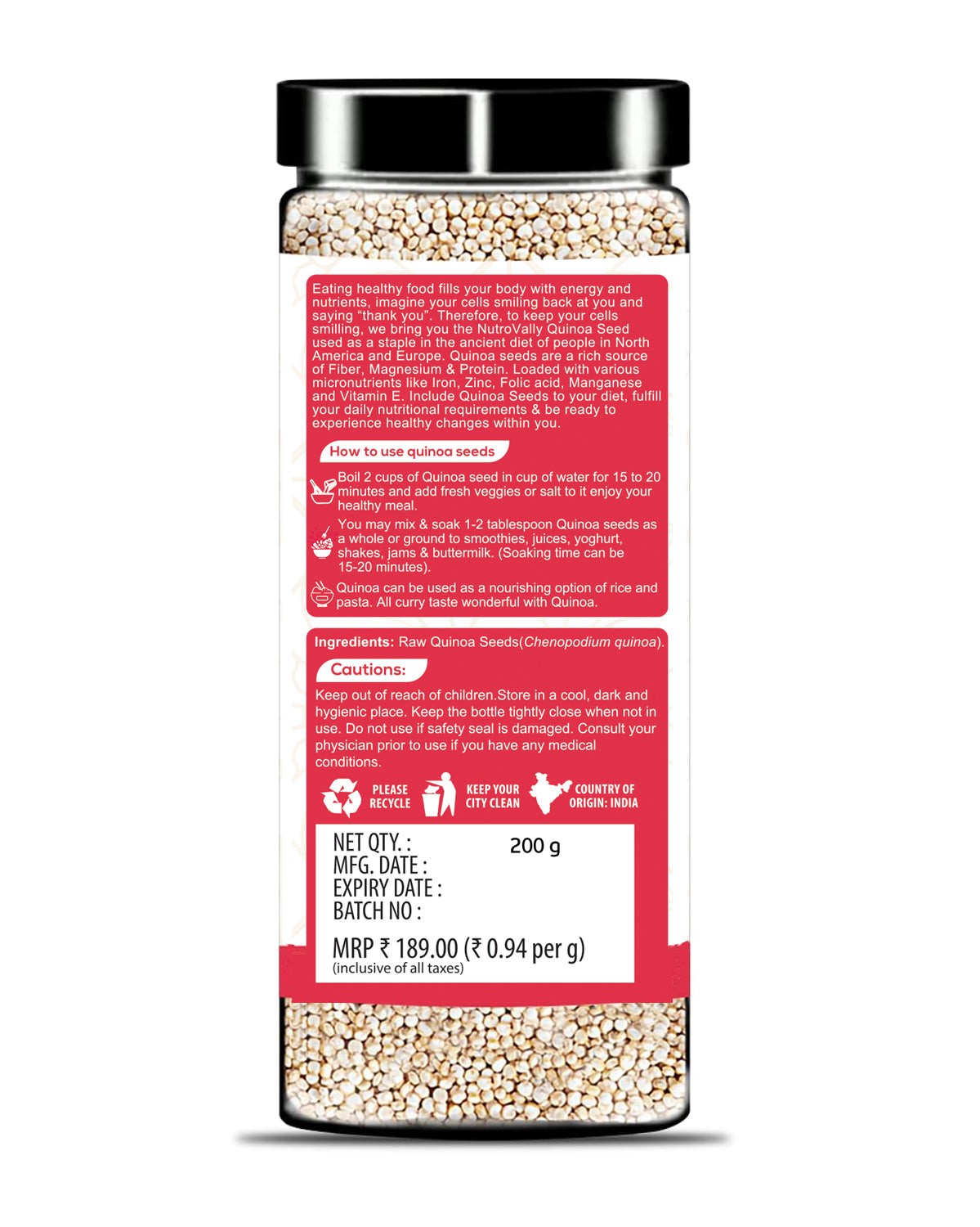 quinoa seeds for weight loss