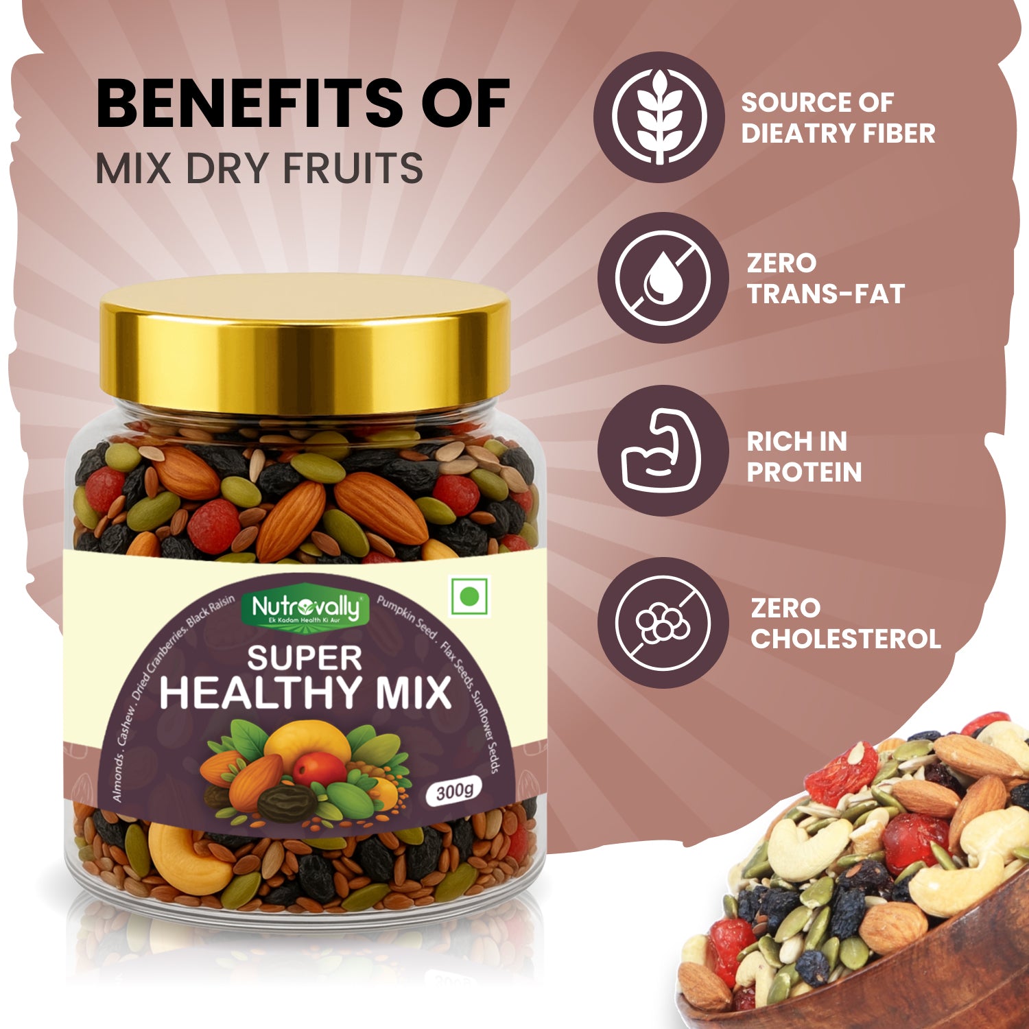 seeds dry fruit combo