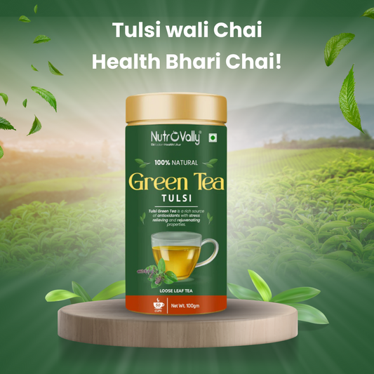 tulsi tin green tea 