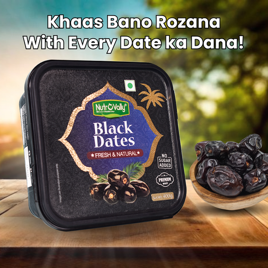 NutroVally Premium Black Dates | 100% Fresh & Natural