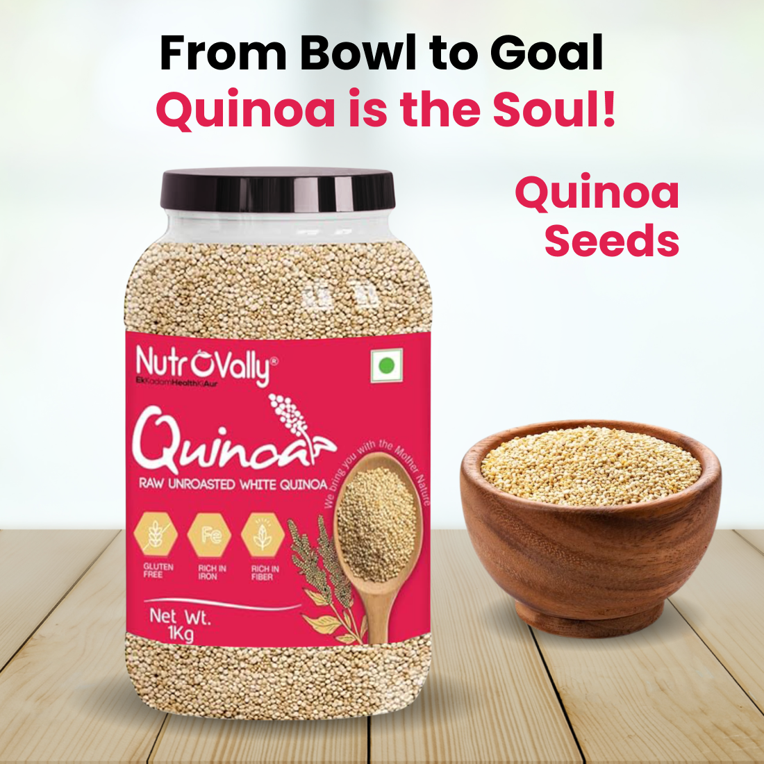NutroVally Raw Quinoa Seeds Online
